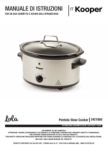 Manuale Kooper 2421880 Slow cooker
