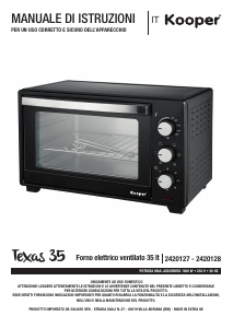 Manual Kooper 2420127 Oven