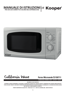 Manual Kooper 2159711 Microwave