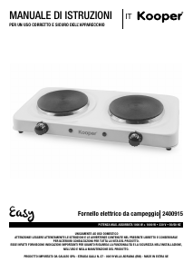 Manual Kooper 2400915 Hob