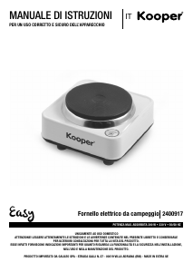 Handleiding Kooper 2400917 Kookplaat