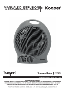 Manuale Kooper 2174701 Termoventilatore