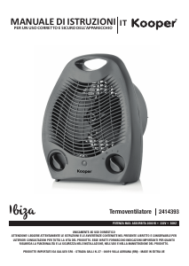 Manuale Kooper 2414393 Termoventilatore