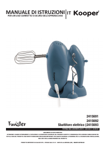 Manual Kooper 2415691 Hand Mixer