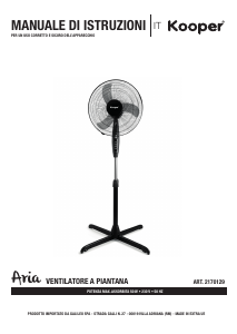 Manuale Kooper 2170129 Ventilatore