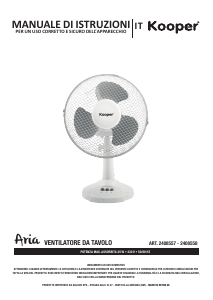 Manual Kooper 2408557 Fan