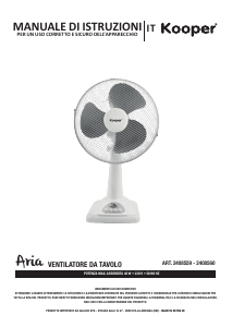 Manual Kooper 2408559 Fan