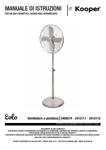 Manual Kooper 2408574 Fan