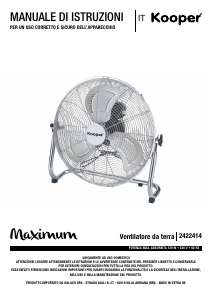 Manuale Kooper 2422414 Ventilatore