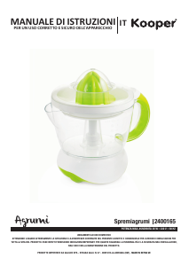 Manual Kooper 2400165 Citrus Juicer