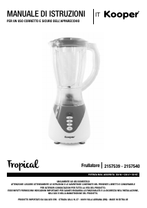 Handleiding Kooper 2157539 Blender