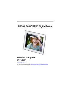 Handleiding Kodak P725 EasyShare Digitale fotolijst