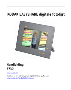 Handleiding Kodak S730 EasyShare Digitale fotolijst