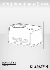 Handleiding Klarstein 10028043 Snowberry & Choc IJsmachine