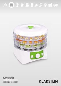 Manual Klarstein 10027859 Appleberry Food Dehydrator