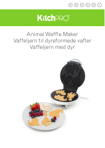 Bruksanvisning KitchPro Animal Vaffeljern