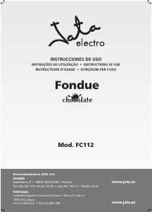 Manual de uso Jata FC112 Fondue