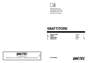 Manuale Imetec B6601 Sbattitore