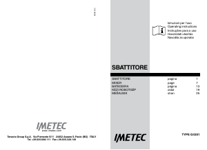 Manual de uso Imetec G4301 Batidora de varillas