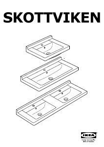 Hướng dẫn sử dụng IKEA SKOTTVIKEN (121x48) Bồn rửa