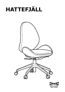 Manual IKEA HATTEFJALL Office Chair