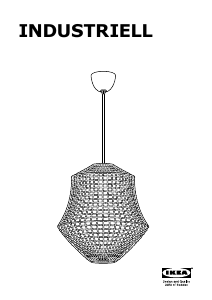 사용 설명서 이케아 INDUSTRIELL 램프
