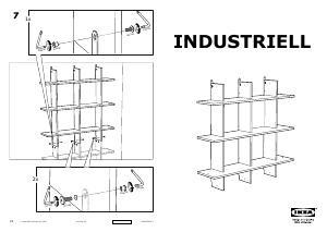 Hướng dẫn sử dụng IKEA INDUSTRIELL Tủ tường