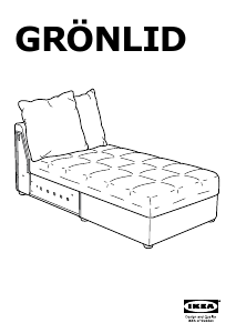 Manual de uso IKEA GRONLID Chaise longue