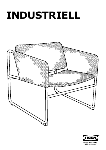 Käyttöohje IKEA INDUSTRIELL Nojatuoli