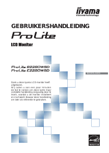 Handleiding iiyama ProLite B2280WSD LCD monitor