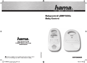 Manual de uso Hama BM1500 Vigilabebés