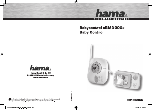 Manual Hama BM3000 Baby Monitor