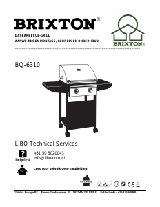 Bedienungsanleitung Brixton BQ-6310 Barbecue