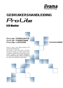 Handleiding iiyama ProLite LH5563S LCD monitor