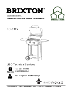 Handleiding Brixton BQ-6315 Barbecue