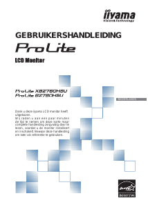 Handleiding iiyama ProLite XB2780HSU LCD monitor