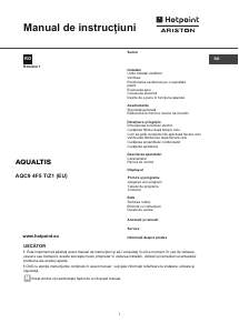 Manual Hotpoint-Ariston AQC9 4F5 T/Z1 (EU) Aqualtis Uscător