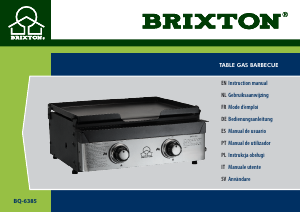 Handleiding Brixton BQ-6385 Barbecue