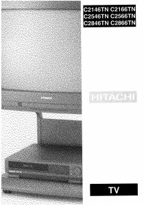 Manual Hitachi C2866TN Television