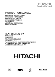 Vadovas Hitachi 50HB5W62 LED televizorius