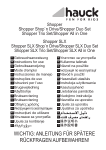 Vadovas Hauck Shopper SLX All in One Vežimėlis