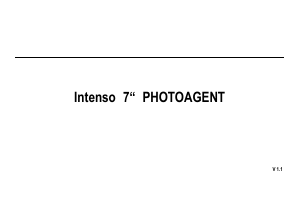 Handleiding Intenso Photo Agent Digitale fotolijst