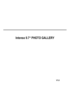 Handleiding Intenso Photo Gallery Digitale fotolijst