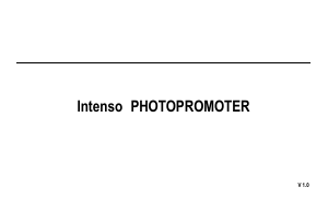 Mode d’emploi Intenso Photo Promoter Cadre photo numérique