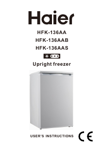 Mode d’emploi Haier HFK-136AA Congélateur