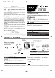 Manual Funai F413TB Television