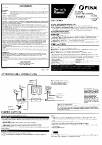 Manual Funai F419TA Television