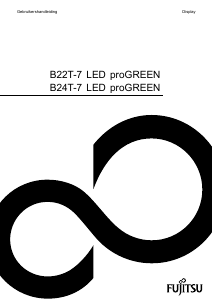 Handleiding Fujitsu B22T-7 LED proGREEN LCD monitor