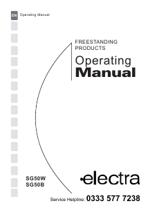 Manual Electra SG50W Range