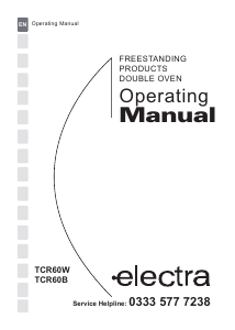 Manual Electra TCR60B Range